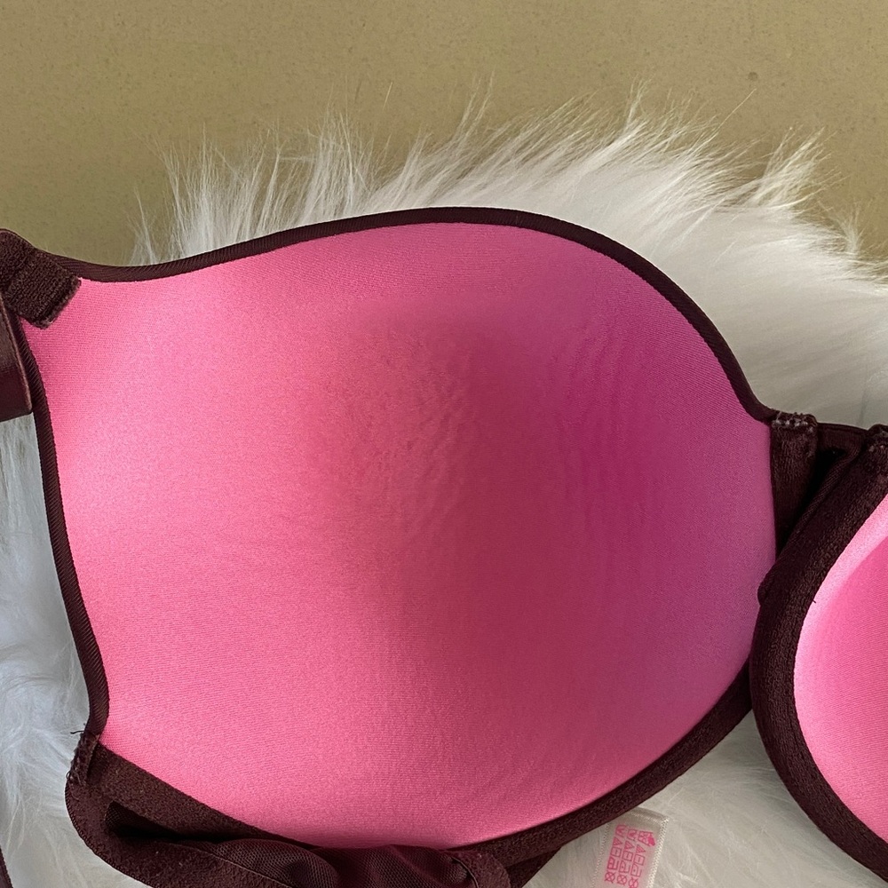Pink Victoria secrets everywhere T-shirt bra size 36DD color brown - Picture 6 of 7